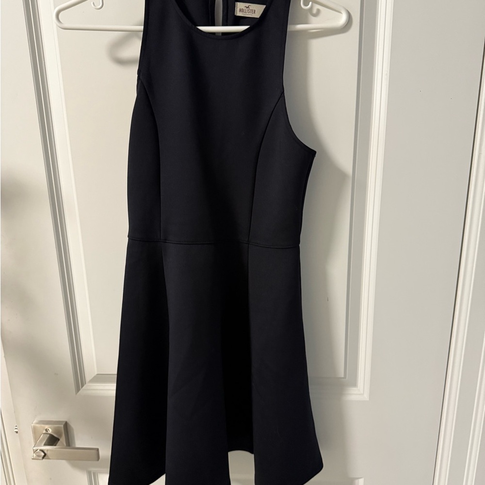 Hollister Black Halter Sheath Mini Dress